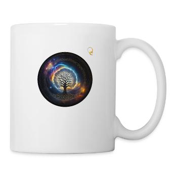 DIE ENERGIE DES BAUMES DES LEBENS - Tasse - Weiß - Rechts