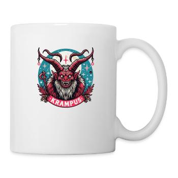 Logo de Noël Krampus - Mug blanc - blanc - Droite