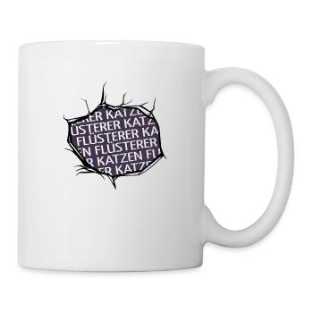bday tier witzig großkatze seekatze katze cool - Tasse - Weiß - Rechts