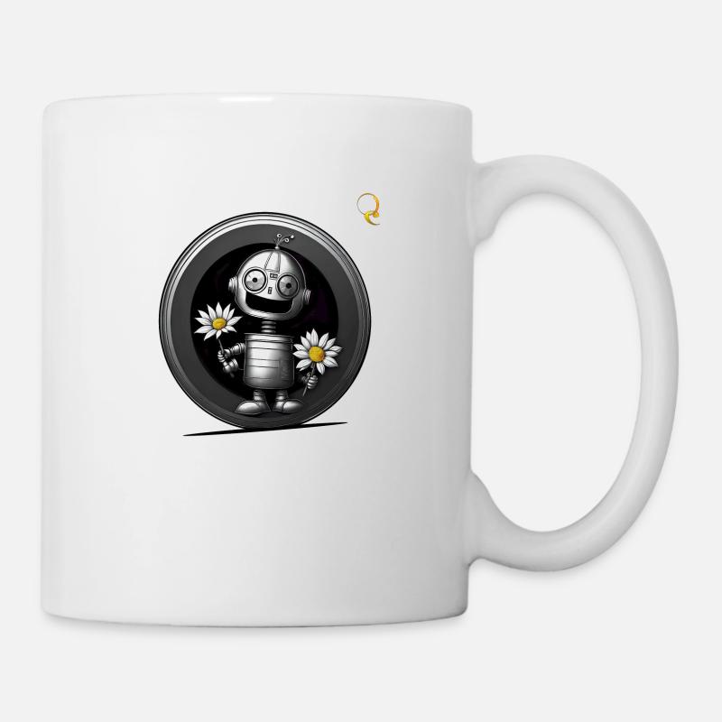 MON ADORABLE ROBOT - Mug blanc - blanc