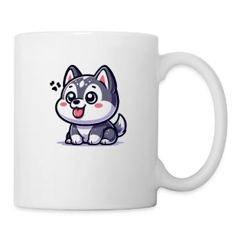 Adorable Cartoon Dog - Mug - white - Right