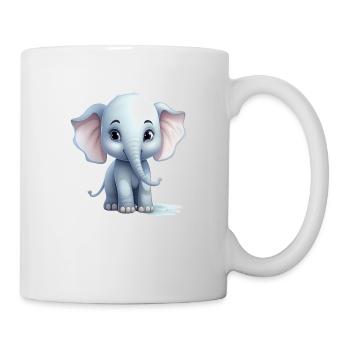 Cute Elephant Baby - Mug - white - Right