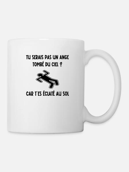 éclaté au sol - Mug blanc - blanc