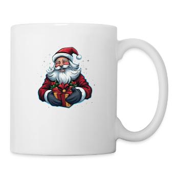 Le Père Noël vous souhaite un joyeux Noël - Mug blanc - blanc - Droite
