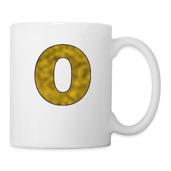 Letter O Gold - Mug - white - Right