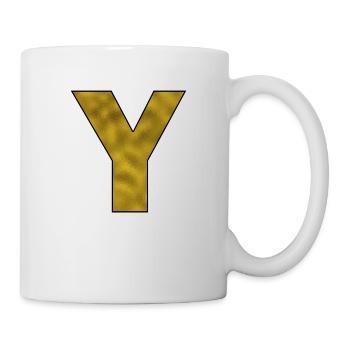 Letter Y Gold - Mug - white - Right