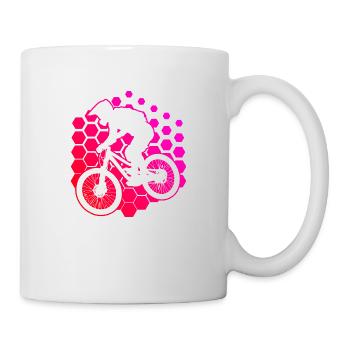 VTT Cyclisme Femmes Vététistes - Mug blanc - blanc - Droite