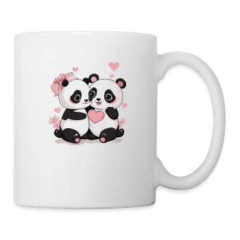 Be My Valentine Panda - Mug - white - Right