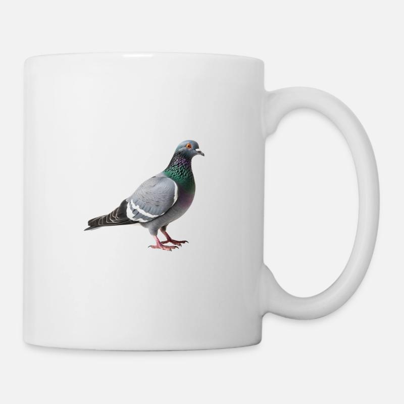 Pigeon roekoe - Mug blanc - blanc