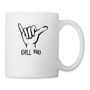 chill bro - Mug - white - Right