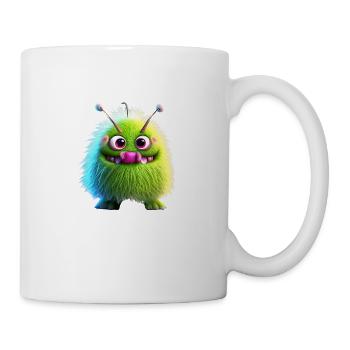 Happy Halloween cute monster tongue out scary fun - Mug - white - Right
