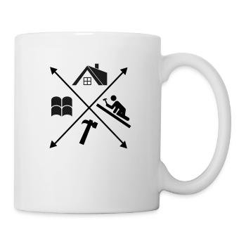 Couvreur - Mug blanc - blanc - Droite
