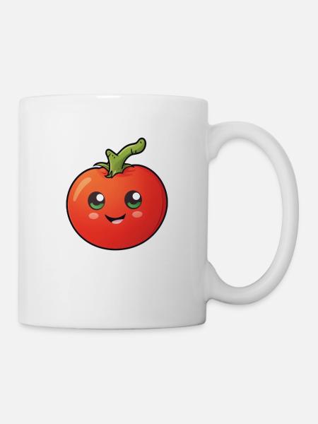 Tomato KawaiJapani Anime - Mug - white
