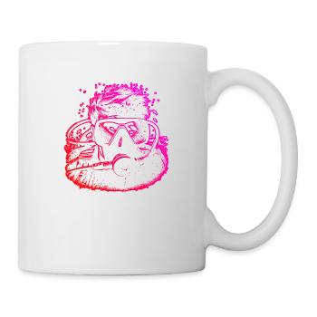 Diver Scuba Diver Men's Diver Free Dive - Mug - white - Right