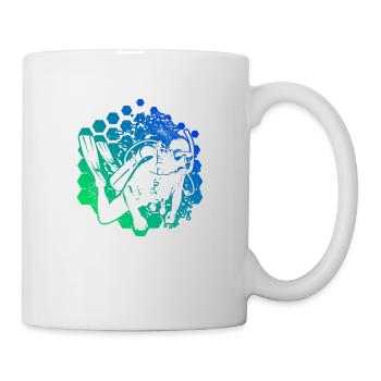 Scuba Taucher Scuba Diver Free Dive Diver - Tasse - Weiß - Rechts
