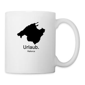 Mallorca. Urlaub. - Tasse - Weiß - Rechts