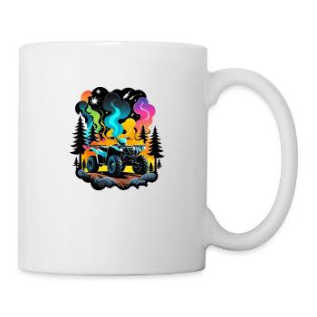 quad et tout terrain - Mug blanc - blanc - Droite