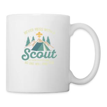 Scout's Warning: Hidden Places Expert Tee - Tasse - Weiß - Rechts