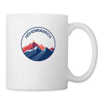 Höhenrausch - Bergmotiv - Tasse - Weiß - Rechts