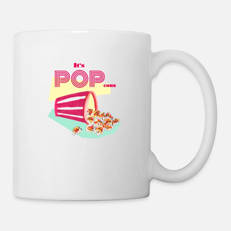 C’est POPcorn ! - Mug blanc - blanc