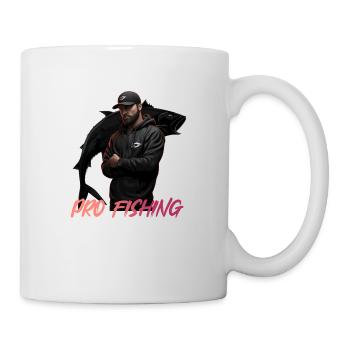 Pro Fishing Angler Logo - Mug - white - Right