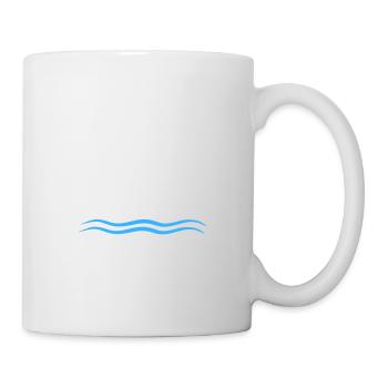 Turmspringen - Tasse - Weiß - Rechts