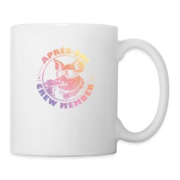 Cochon Après-Ski Cochon Équipe Dire Coloré - Mug blanc - blanc - Droite
