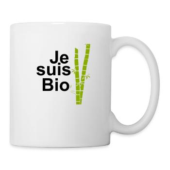 Je suis bio - Mug blanc - blanc - Droite