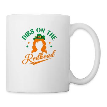 Dibs On The Redhead - Tasse - Weiß - Rechts
