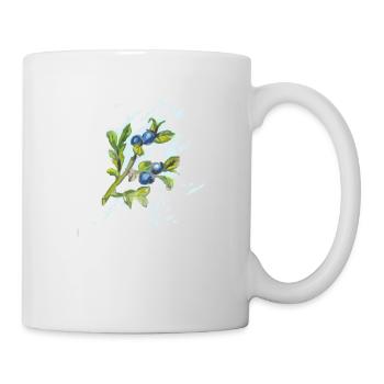 heidelbeere - Tasse - Weiß - Rechts
