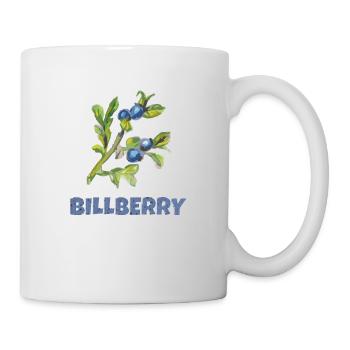 HEIDELBEERE BILLBERRY - Tasse - Weiß - Rechts