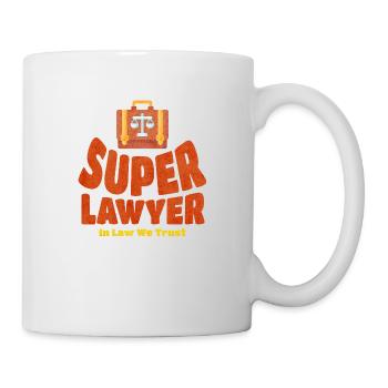 Super Lawyer T-Shirt: Show Off Your Superpowers - Mug - white - Right