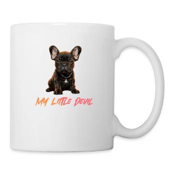 Bouledogue Français Chiens Chiot Diable - Mug blanc - blanc - Droite