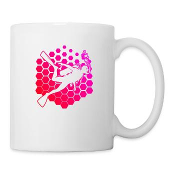 Herren Diver Free Dive Scuba Tauchen Scuba Diver - Tasse - Weiß - Rechts
