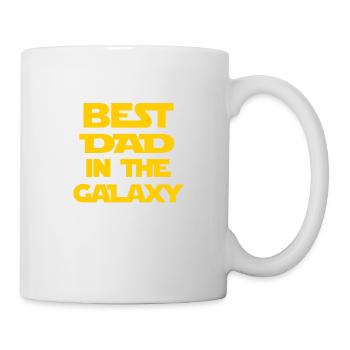 Bester Vater der Galaxie - Tasse - Weiß - Rechts