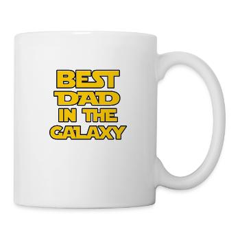 Bester Vater der Galaxie - Tasse - Weiß - Rechts