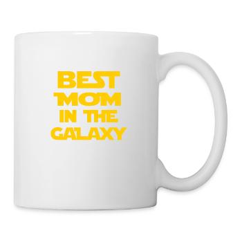 Beste Mama der Galaxie - Tasse - Weiß - Rechts