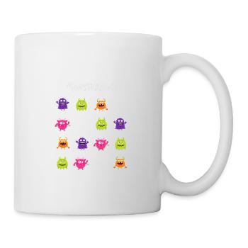 Monster-Sudoku - Monsterdoku (weiß) - Tasse - Weiß - Rechts