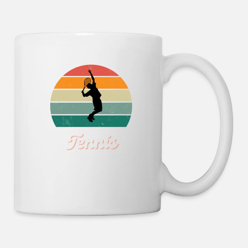 Retro Tennis Legend - Tasse - Weiß