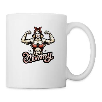 Muscle Mommy - Tasse - Weiß - Rechts