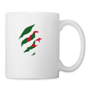 Algerian Flag - Algerian Gift Idea - Mug - white - Right