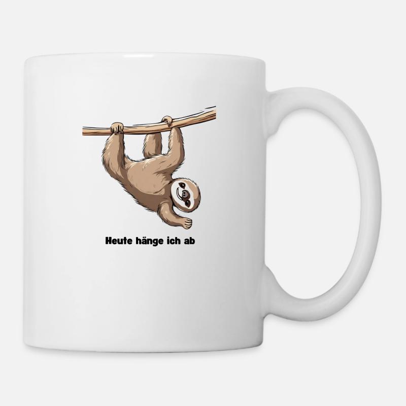 Faultier - Tasse - Weiß