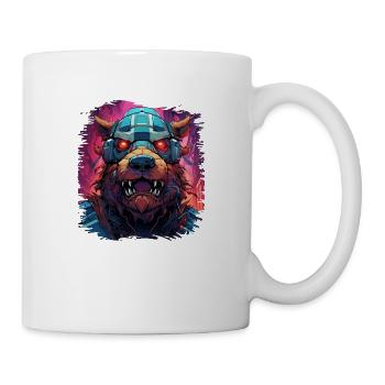 animal art wildlife humor present idea fun - Tasse - Weiß - Rechts