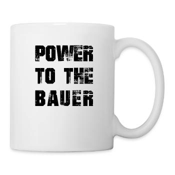 Power to the Bauer - Solidarität - Tasse - Weiß - Rechts