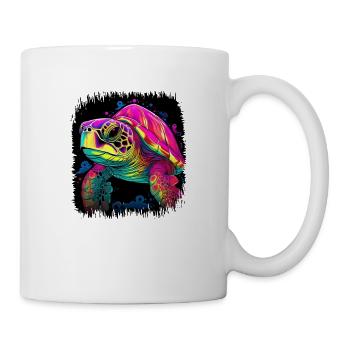 wildlife creature present hawksbill bday - Tasse - Weiß - Rechts
