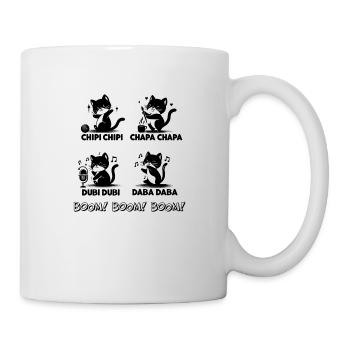 Chipi Chipi Chapa Chapa Dubi Dubi Daba Daba cat - Mug - white - Right