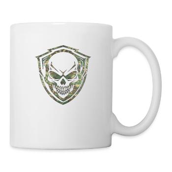 Army War Military Uniform Force Soldier Camouflage - Mug - white - Right