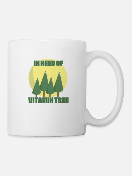 Arbre à vitamines - Mug blanc - blanc