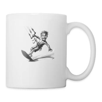 Kitesurfer 107 - Tasse - Weiß - Rechts