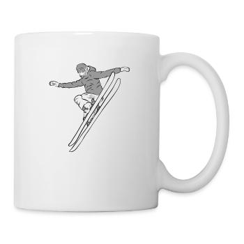 Ski Freestyle 13 - Tasse - Weiß - Rechts